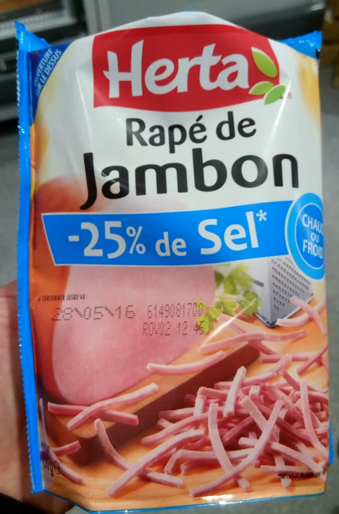 Rapé de Jambon -25 % de sel