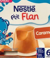 Desserts bébé 6 + mois, flan caramel