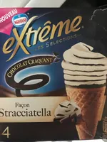 EXTREME cônes chocolat craquant façon Stracciatella, x4