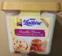 Glace Vanille Pécan Sauce Caramel Beurre Salé