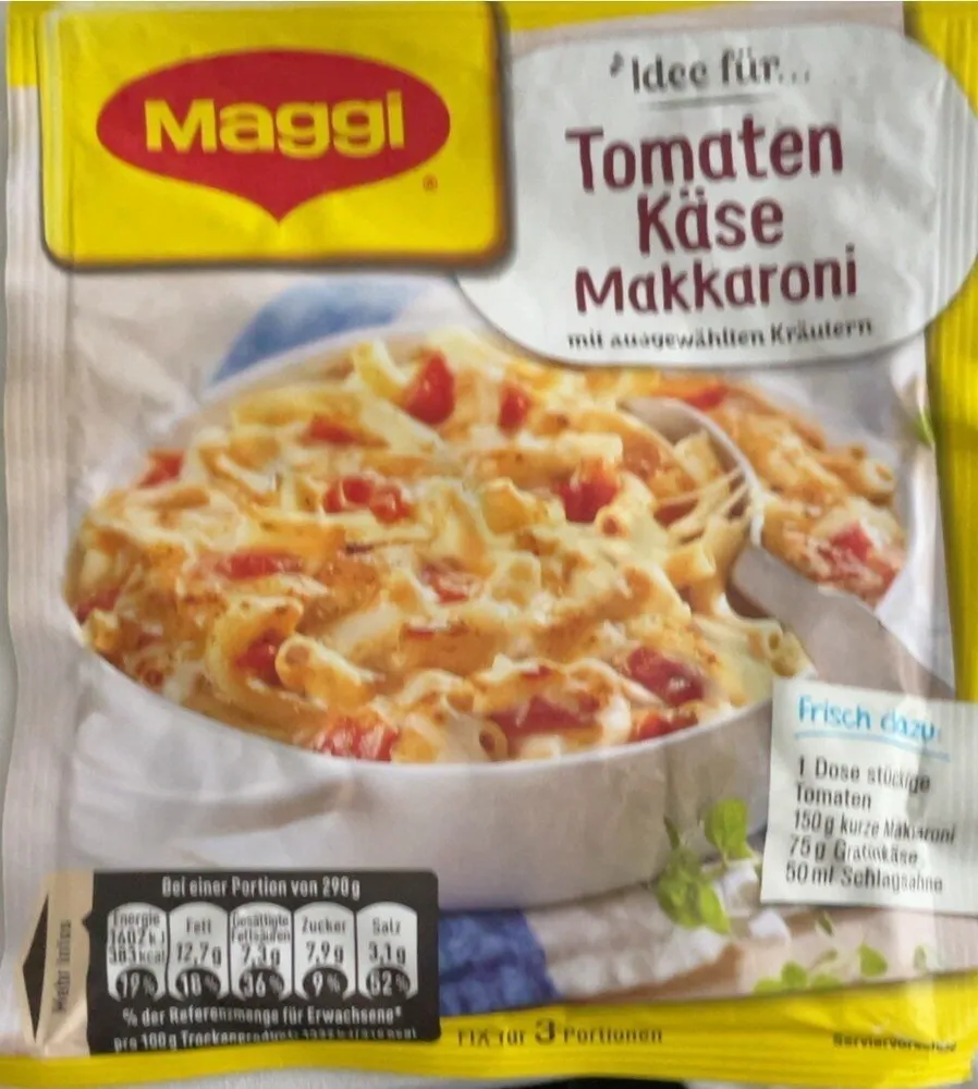 Tomaten Käse Makkaroni