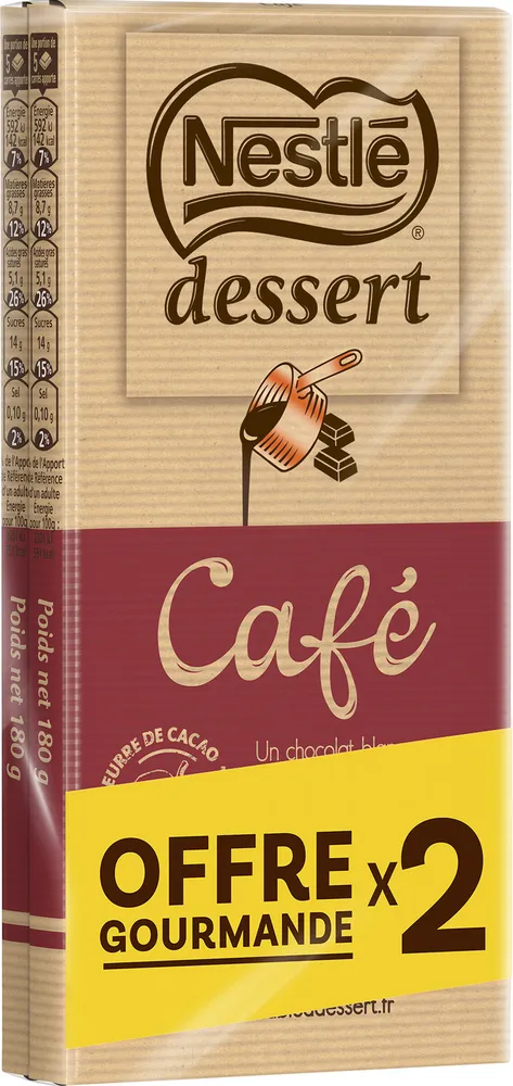 NESTLE DESSERT Café 2x180G