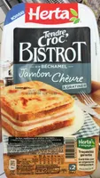 Tendre Croc' Bistrot à la béchamel Jambon Chèvre à gratiner