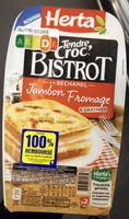 Tendre Croc' Bistrot à la béchamel Jambon Fromage à gratiner