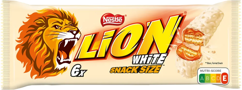 LION White - Barres chocolatées 6x30g