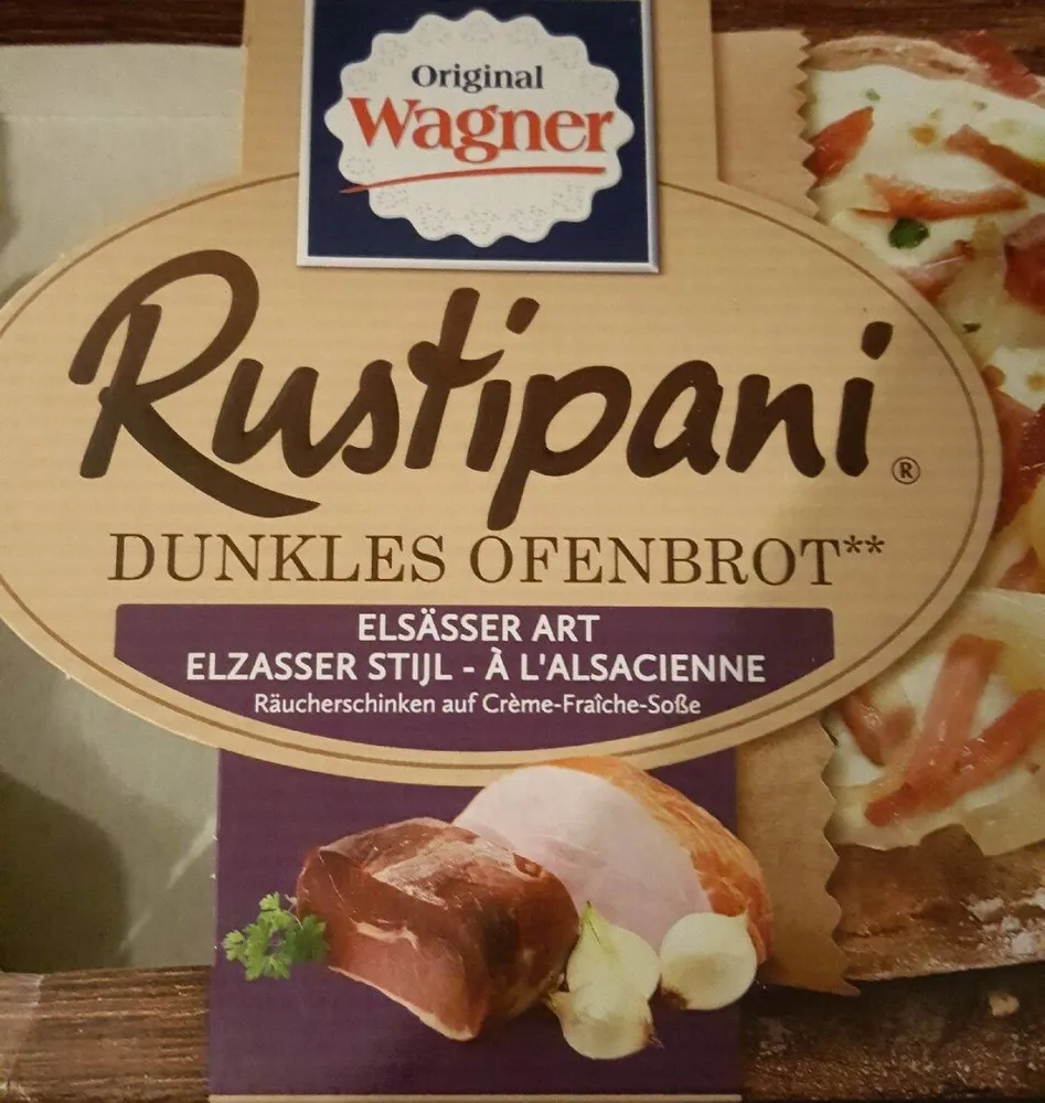 Pizzabrot Rustipani dunkles Ofenbrot Elsässer Art
