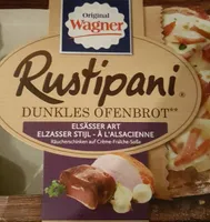 Pizzabrot Rustipani dunkles Ofenbrot Elsässer Art