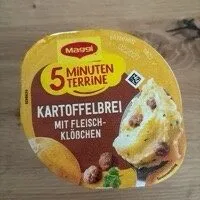 5Minuten Terrine Kartoffelbrei mit Fleischklößchen