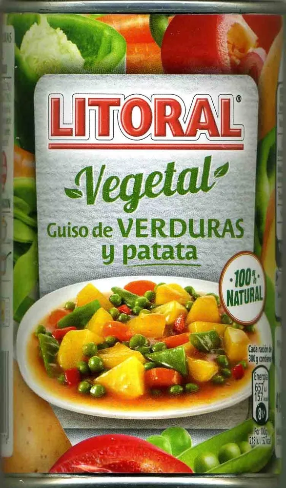 Vegetal guiso de verduras y patata