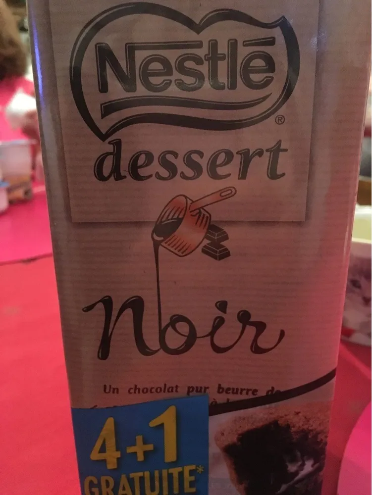Grand Chocolat Dessert Chocolat noir les 4 tablettes de 205 g