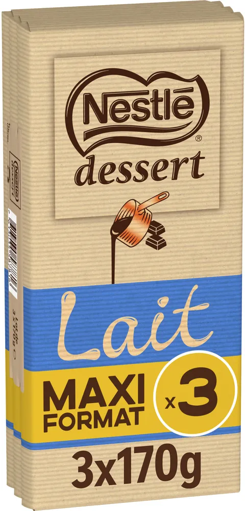 NESTLE DESSERT Lait 3 x 170g