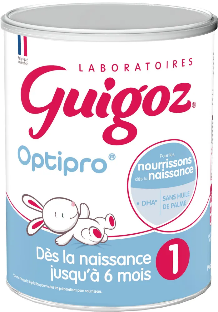 GUIGOZ OPTIPRO Lait Infantile 900g 1er âge dès la Naissance