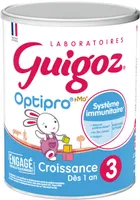 GUIGOZ 3 Lait de Croissance dès 1 an 900g