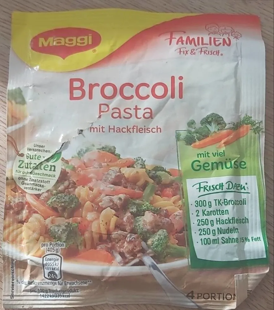 Broccoli Pasta mit Hackfleisch