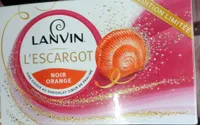 L'Escargot Noir Orange - Fine coque au chocolat, coeur de pralin