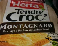Tendre Croc' Croque monsieur Montagnard les 2 barquettes de210 g