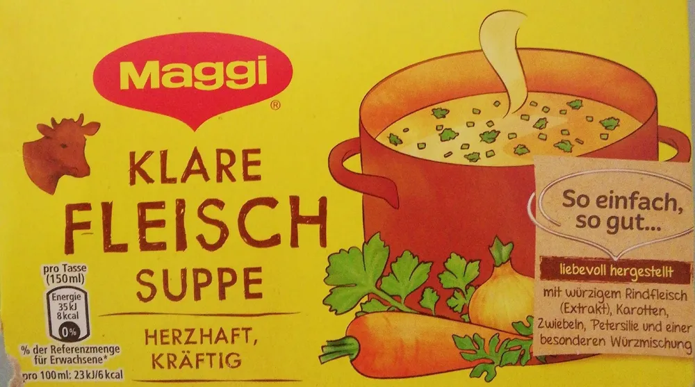 Klare Fleischsuppe, Herzhaft, Kräftig