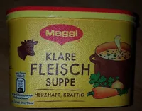 Maggi-klare Fleischsuppe