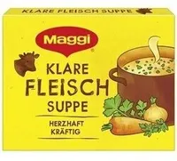 Klare Fleischsuppe (mit Rindgeschmack)