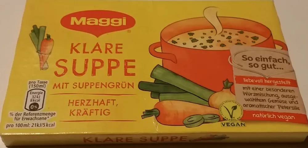 Brühwürfel Maggi klare Suppe