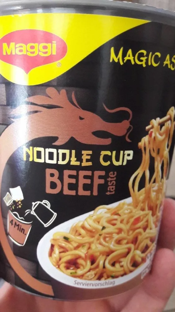 Magic Asia Noodle Cup Beef Taste