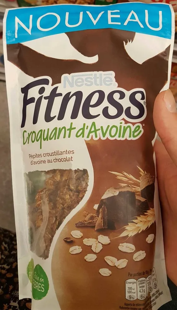 Fitness - Pépite croustillantes d'avoine au chocolat croquant d'avoine