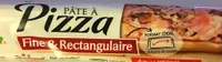 Pate à pizza fine & rectangulaire