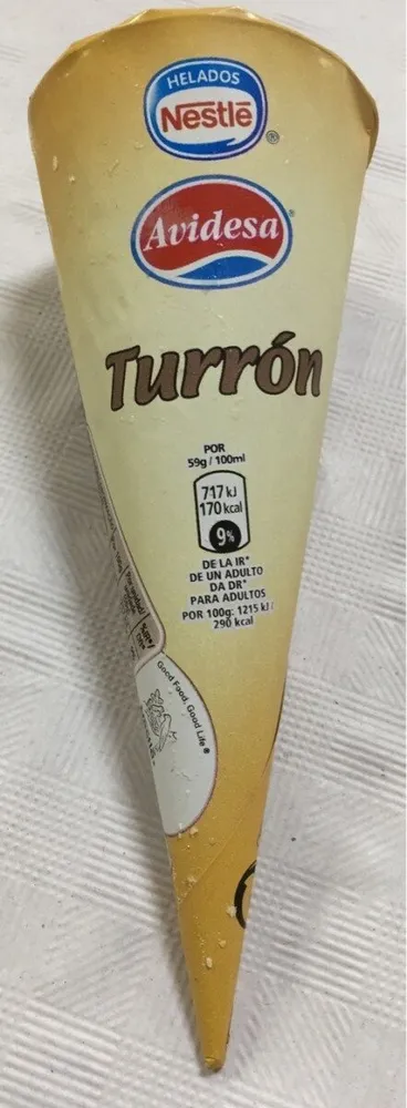 Helado de turrón