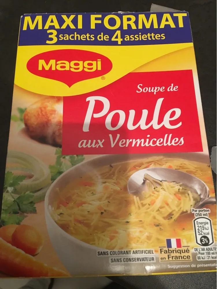 Soupe aux vermicelles