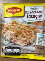 Käse-Schinken Lasagne