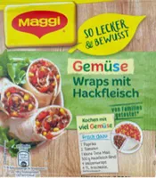Gemüse Wrap mit Hackfleisch