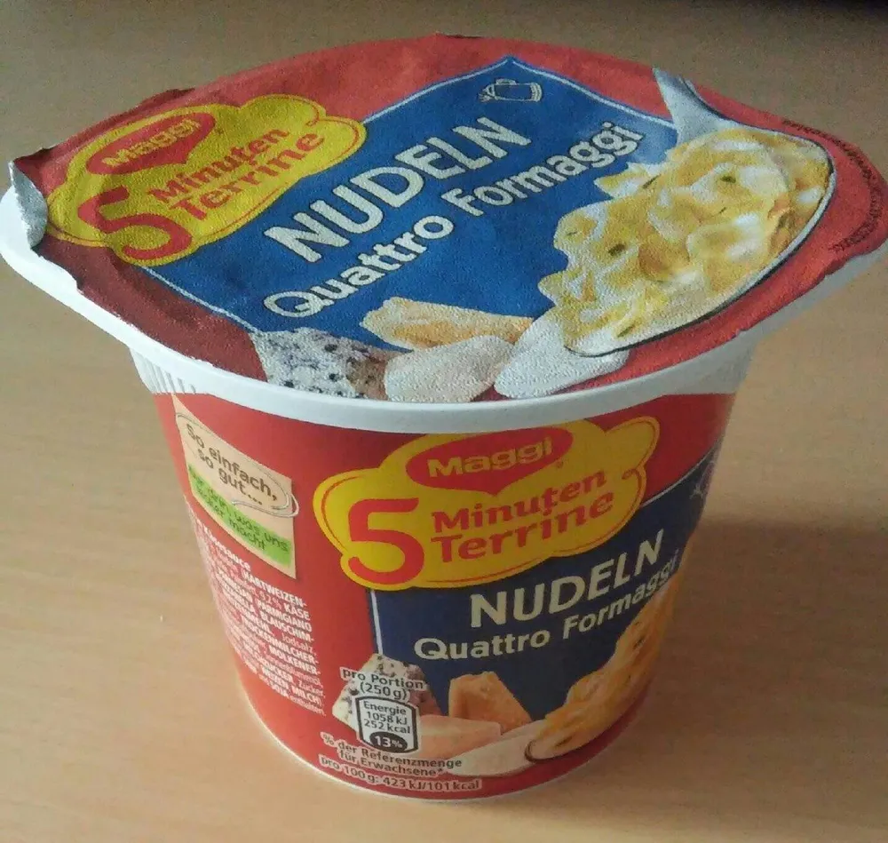 Nudeln quattro formagi