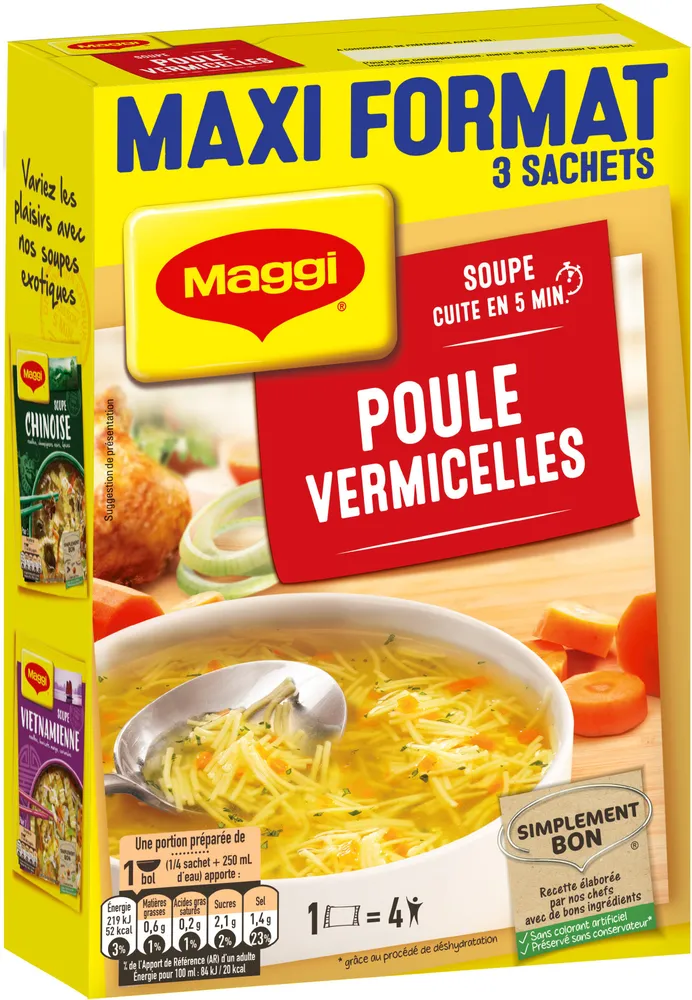 MAGGI soupe poule vermicelle