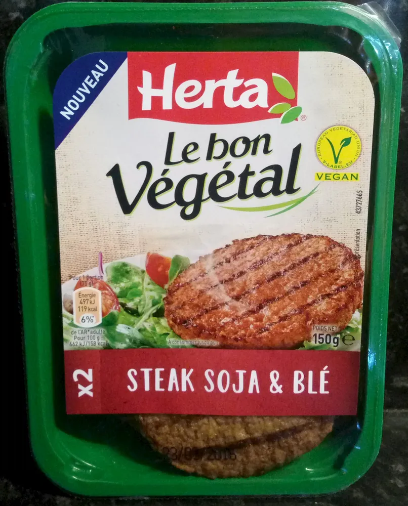 Le bon végétal - Steak soja & Blé