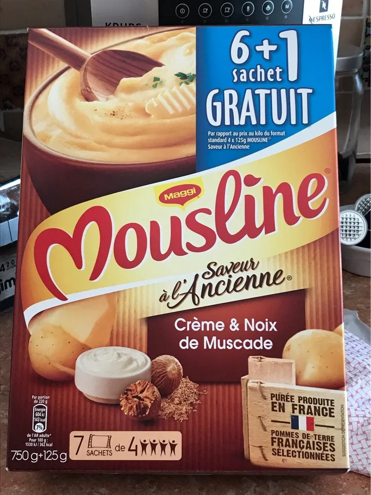 Saveur à l'Ancienne Crème & Noix de Muscade (6+1 gratuit)