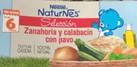 Naturnes Selección Zanahoria y calabacín con pavo