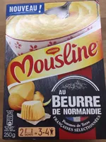 Mousline Purée au beurre de Normandie les 2 sachets de 125 g