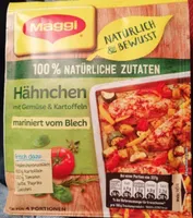 Fix Hähnchen vom Blech