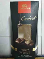 Bombones chocolate negro premium caja roja