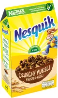 NESQUIK Céréales Petit Déjeuner Crunchy Mueslis