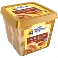Glace en bac vanille spéculoos