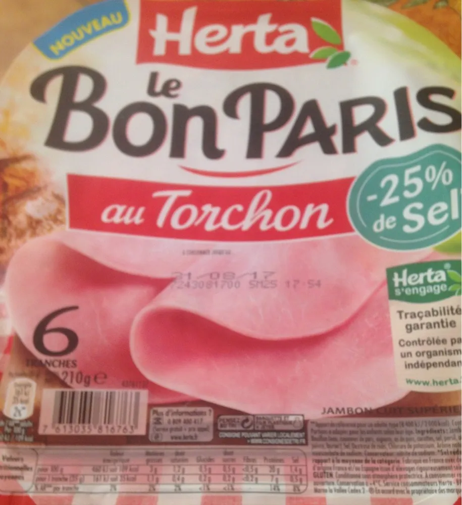 Le bon Paris au torchon -25% de sel