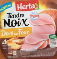 Tendre noix doré au four
