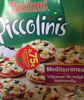 Minis-Pizza surgelées aus légumes et à la mozzarella