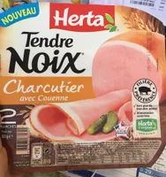 Tendre Noix charcutier avec couenne