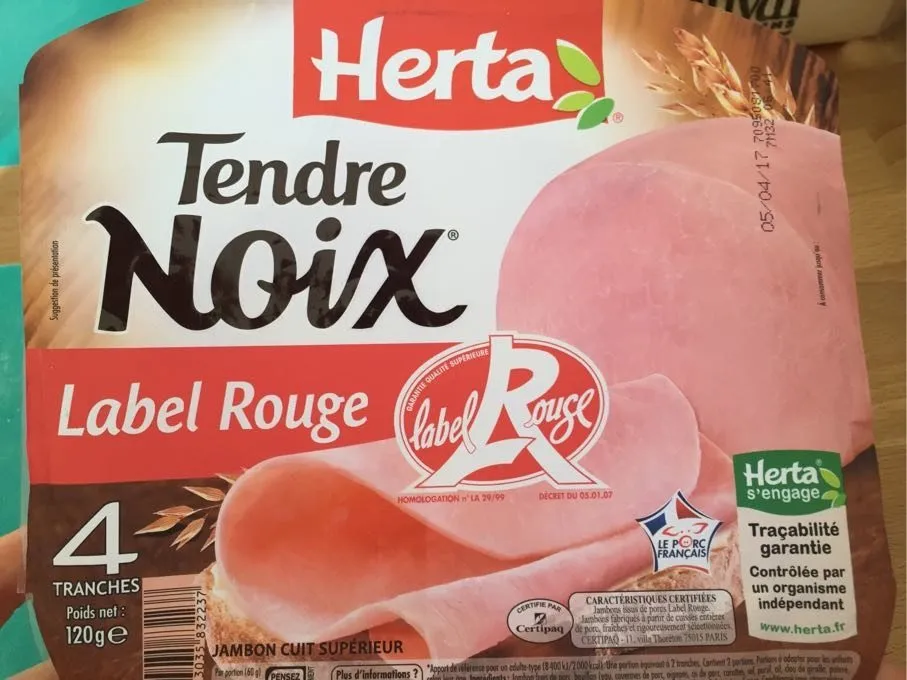 Tendre Noix Jambon Label Rouge