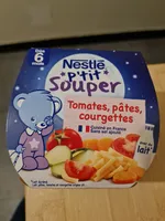 Plat bébé 6 + mois tomates pâtes P'tit Souper