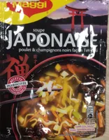 Soupe Japonaise poulet et champignons noirs facon Teriyaki