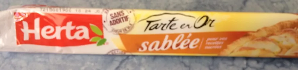 Pate sablée - Tarte en or