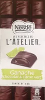 Les Recettes de l'Atelier Ganache Chocolat et Citron Vert